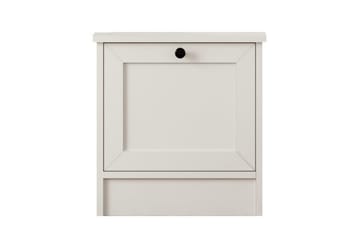Ovril Sängbord 45 cm - Matt Vit - Möbler - Bord & matgrupper - Avlastningsbord - Sängbord & nattduksbord