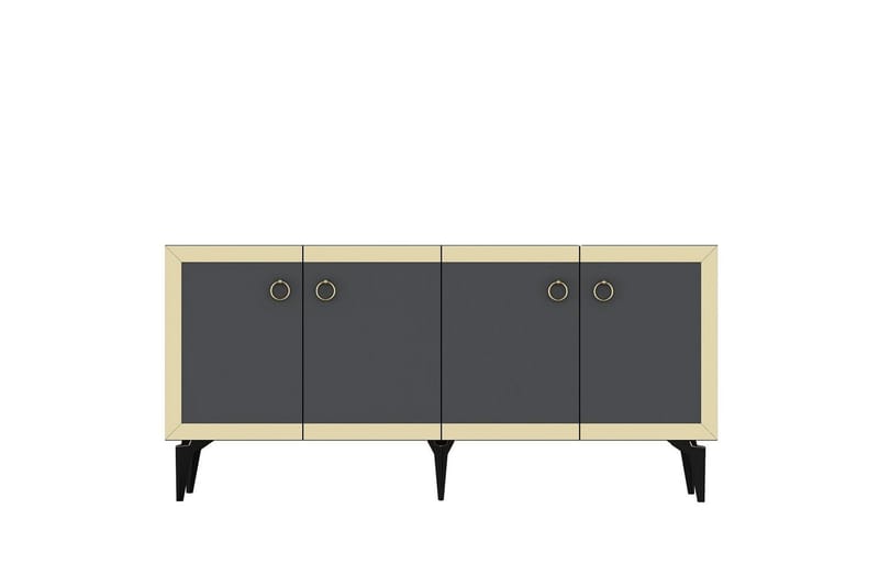 Petrolla Konsollbord 150 cm - Guld/Svart/Antracit - Möbler - Bord & matgrupper - Avlastningsbord - Hallbord