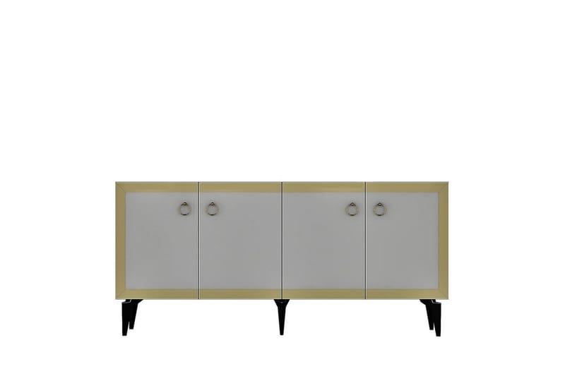 Petrolla Konsollbord 150 cm - Guld/Svart/Vit - Möbler - Bord & matgrupper - Avlastningsbord - Hallbord