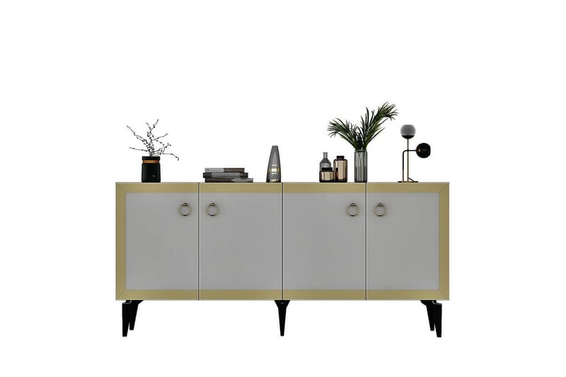 Petrolla Konsollbord 150 cm - Guld/Svart/Vit - Möbler - Bord & matgrupper - Avlastningsbord - Hallbord