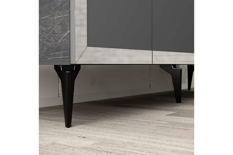 Petrolla Konsollbord 150 cm - Svart/Silver/Antracit - Möbler - Bord & matgrupper - Avlastningsbord - Hallbord