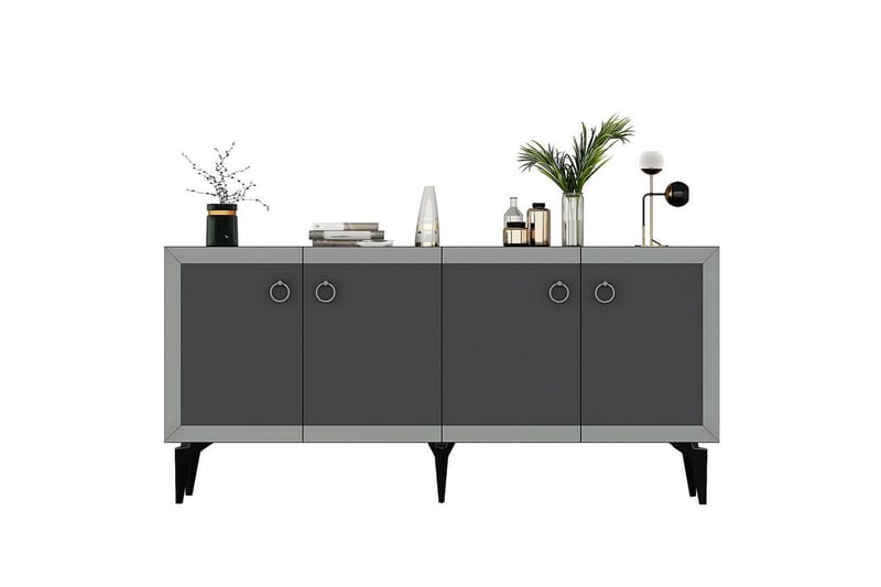 Petrolla Konsollbord 150 cm - Svart/Silver/Antracit - Möbler - Bord & matgrupper - Avlastningsbord - Hallbord