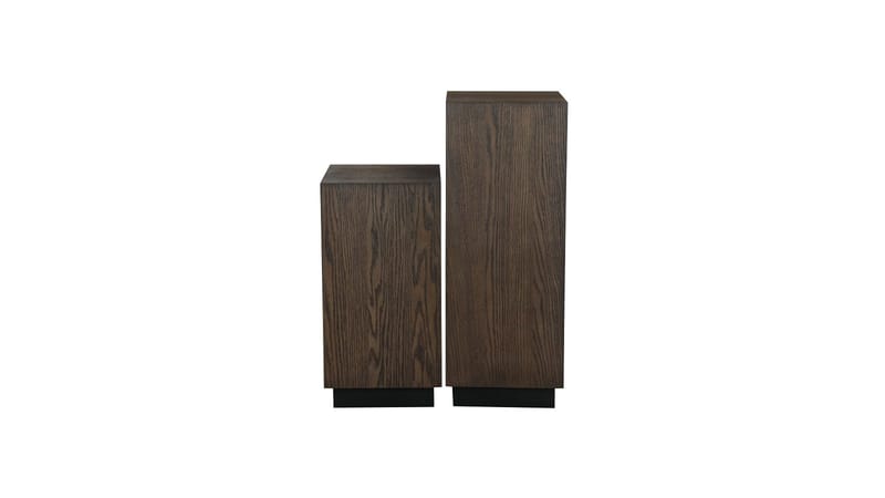 Piedestal Vargen 60 cm - Brunlackad ek - Möbler - Bord & matgrupper - Avlastningsbord - Konsolbord & sidobord