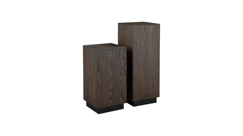 Piedestal Vargen 80 cm - Brunlackad ek - Möbler - Bord & matgrupper - Avlastningsbord - Konsolbord & sidobord