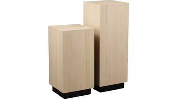 Piedestal Vargen 80 cm - Vitpigmenterad ek - Möbler - Bord & matgrupper - Avlastningsbord - Konsolbord & sidobord