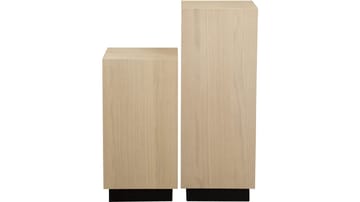 Piedestal Vargen 80 cm - Vitpigmenterad ek - Möbler - Bord & matgrupper - Avlastningsbord - Konsolbord & sidobord