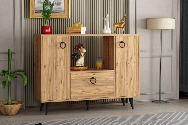 Pietro Konsollbord 120x87,4 cm Ljusbrun - Hanah Home - Möbler - Bord & matgrupper - Avlastningsbord - Hallbord