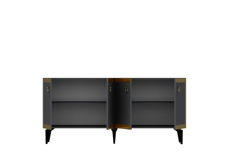 Ponny Konsollbord 150 cm - Antracit/Guld - Möbler - Bord & matgrupper - Avlastningsbord - Hallbord