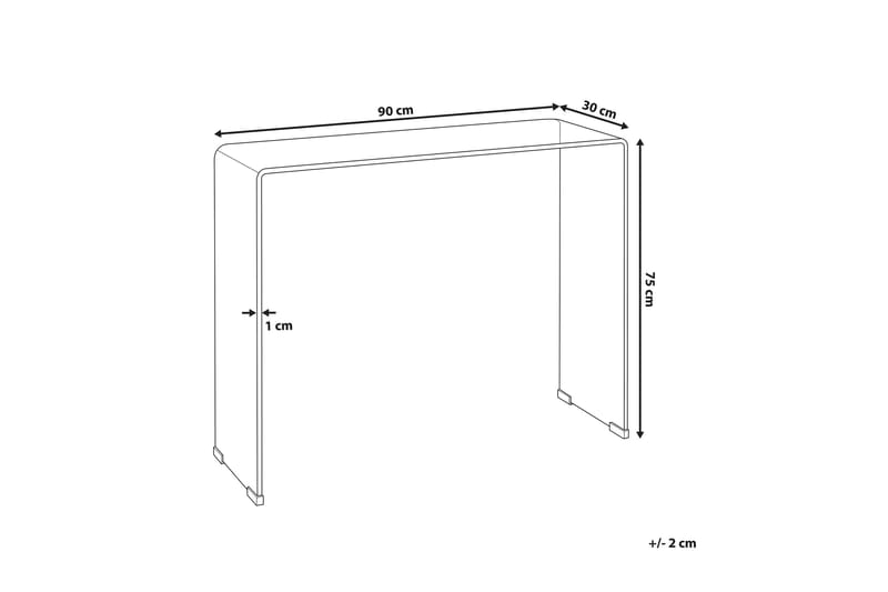 Prestina Avlastningsbord - Transparent - Möbler - Bord & matgrupper - Avlastningsbord