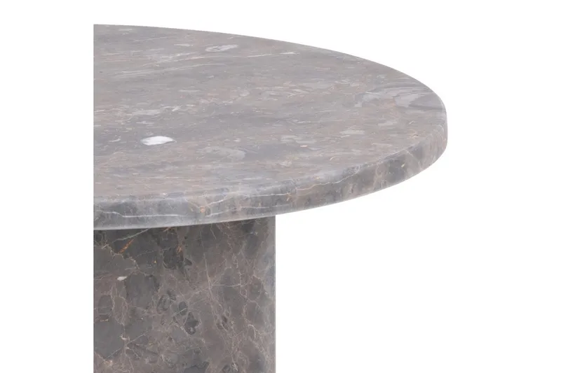 Prisa Runt Sidobord i Marmor Sten 50 cm - Grå / Brun - Möbler - Bord & matgrupper - Avlastningsbord - Lampbord