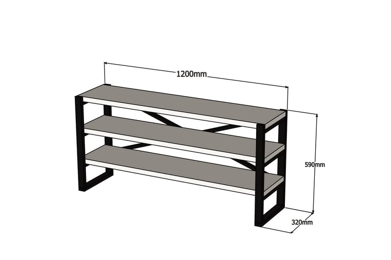 Puqa Design Bokhylla - Trä - Möbler - Bord & matgrupper - Avlastningsbord