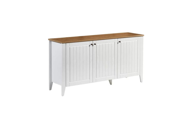 Ranko Konsollbord 150 cm - Mediumfärgat trä/Vit - Möbler - Bord & matgrupper - Avlastningsbord - Hallbord
