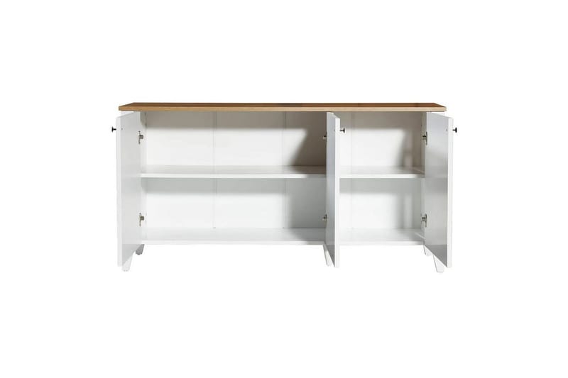 Ranko Konsollbord 150 cm - Mediumfärgat trä/Vit - Möbler - Bord & matgrupper - Avlastningsbord - Hallbord