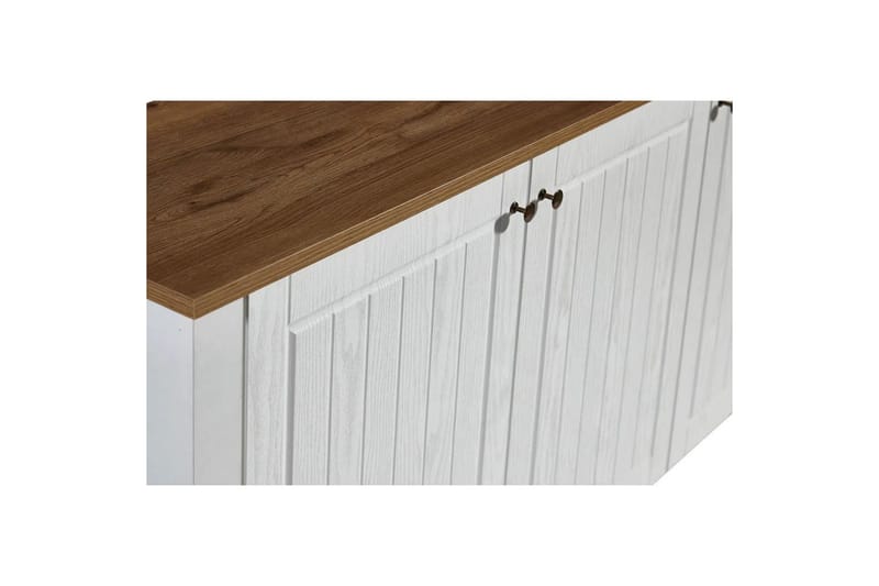 Ranko Konsollbord 150 cm - Mediumfärgat trä/Vit - Möbler - Bord & matgrupper - Avlastningsbord - Hallbord