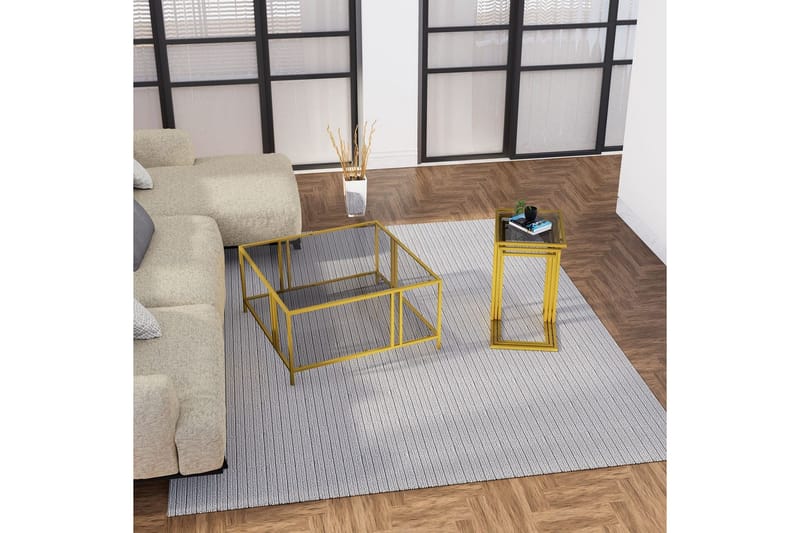 Ransdorp Satsbord 42 cm - Guld - Möbler - Bord & matgrupper - Avlastningsbord - Satsbord