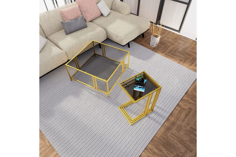 Ransdorp Satsbord 42 cm - Guld - Möbler - Bord & matgrupper - Avlastningsbord - Satsbord