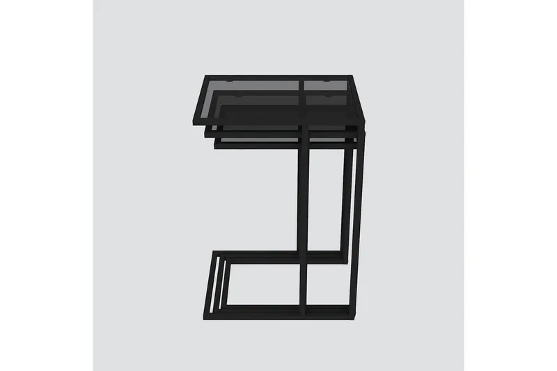 Ransdorp Satsbord 42 cm - Svart - Möbler - Bord & matgrupper - Avlastningsbord - Satsbord