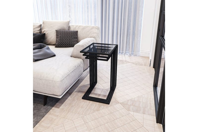 Ransdorp Satsbord 42 cm - Svart - Möbler - Bord & matgrupper - Avlastningsbord - Satsbord