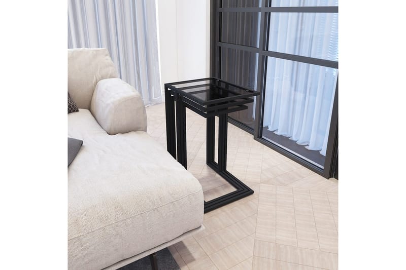 Ransdorp Satsbord 42 cm - Svart - Möbler - Bord & matgrupper - Avlastningsbord - Satsbord