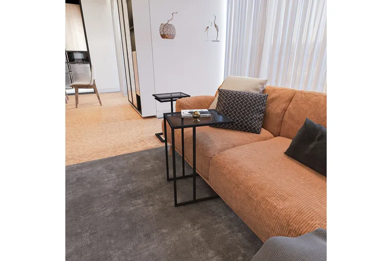 Ransdorp Satsbord 42 cm - Svart - Möbler - Bord & matgrupper - Avlastningsbord - Satsbord