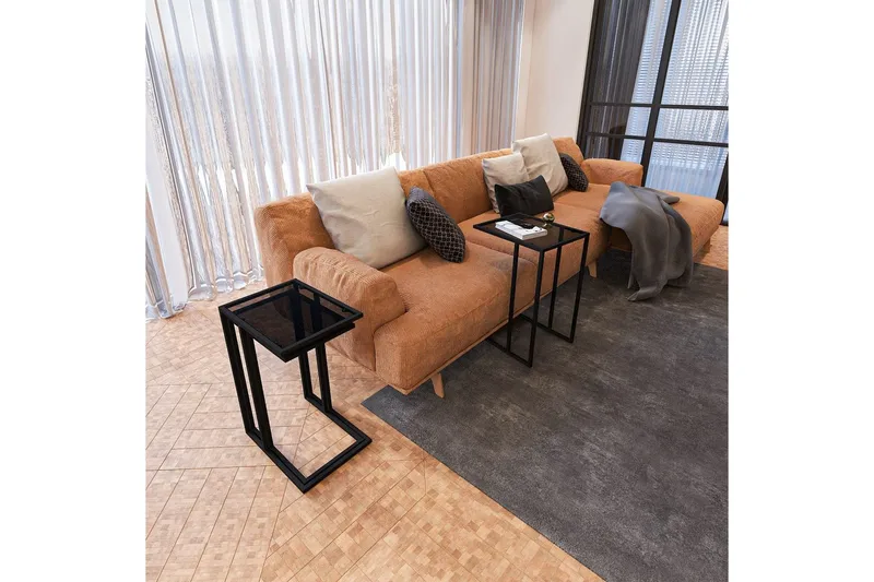 Ransdorp Satsbord 42 cm - Svart - Möbler - Bord & matgrupper - Avlastningsbord - Satsbord