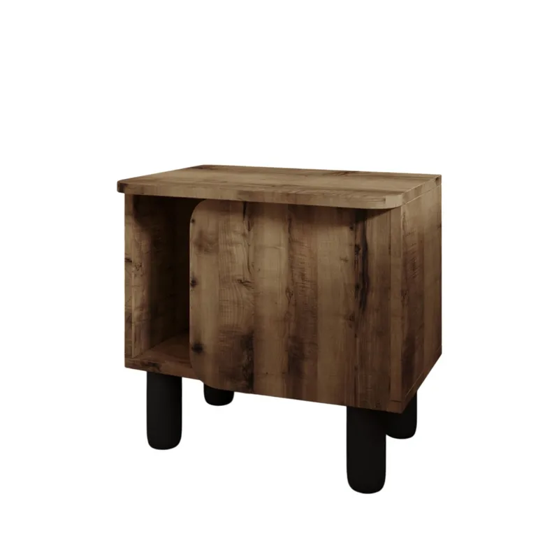 Relento Nattduksbord 50x48,6x30 cm - antik valnöt - Möbler - Bord & matgrupper - Avlastningsbord - Sängbord & nattduksbord