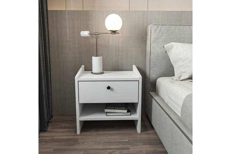 Retzow Sängbord - Vit - Möbler - Bord & matgrupper - Avlastningsbord - Sängbord & nattduksbord