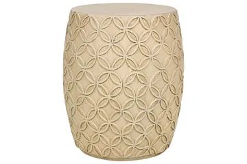 Rigge Sidobord 33 cm - Beige - Möbler - Bord & matgrupper - Avlastningsbord - Lampbord