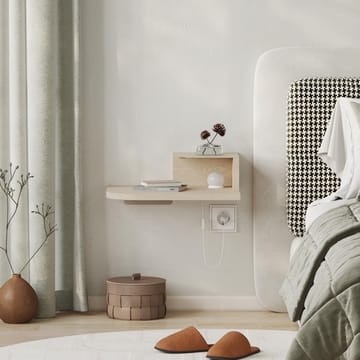 Rilina Sängbord 40 cm - Cream - Möbler - Bord & matgrupper - Avlastningsbord - Sängbord & nattduksbord