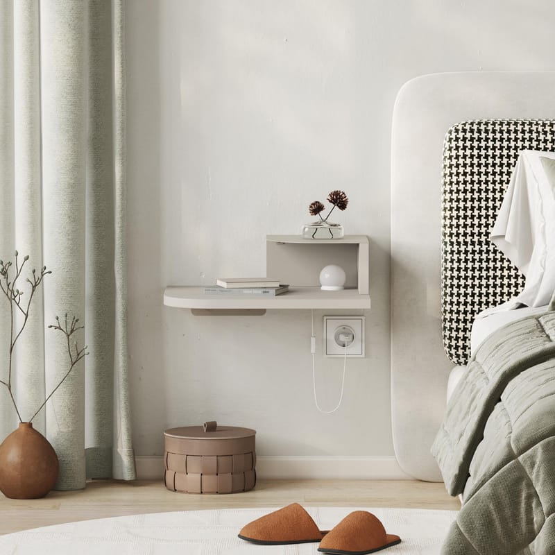 Rilina Sängbord 40 cm - Sandstone - Möbler - Bord & matgrupper - Avlastningsbord - Sängbord & nattduksbord