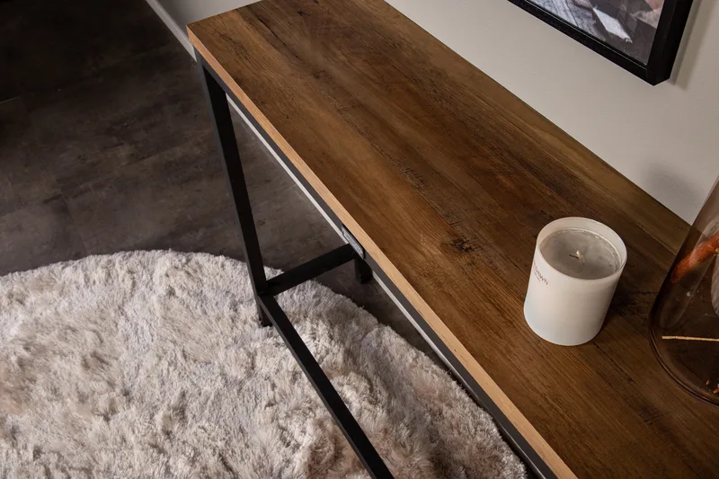 Rise Sidobord 110x30 cm - Svart - Möbler - Bord & matgrupper - Avlastningsbord - Lampbord