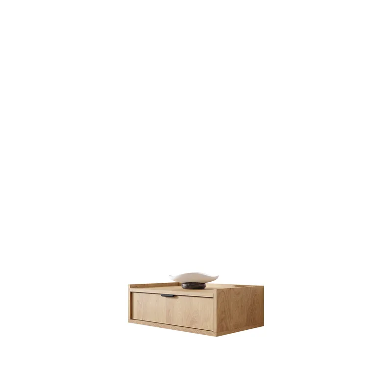 Rolden sängbord 40x22 cm, Hickoryek