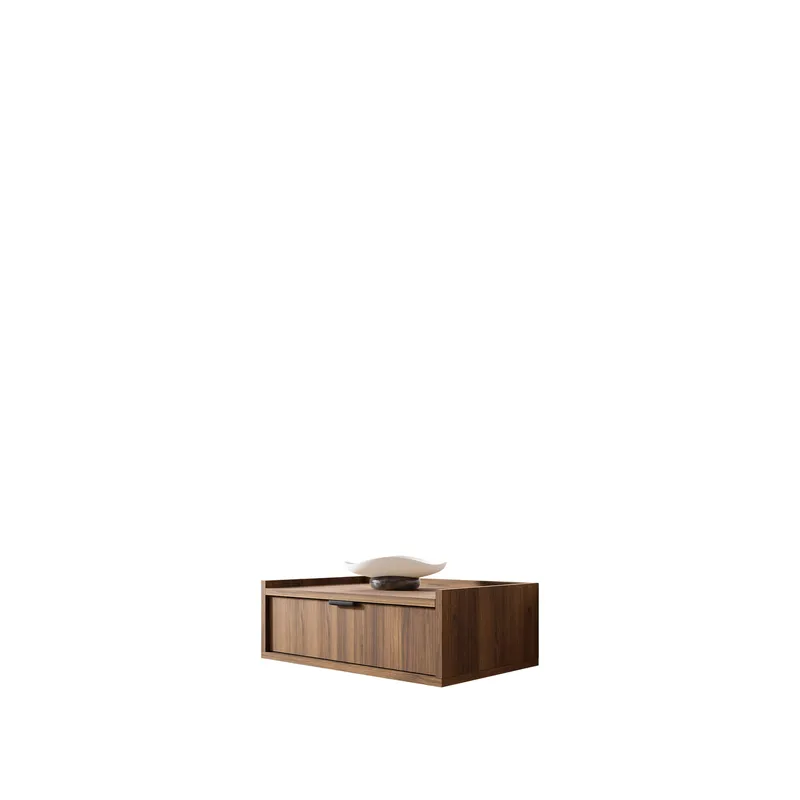 Rolden sängbord 40x22 cm, Valnöt