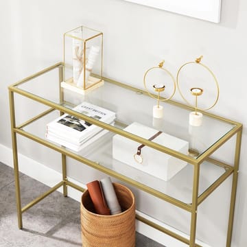 Rovena Byrå 90 cm - Guld/transparent - Möbler - Bord & matgrupper - Avlastningsbord - Hallbord
