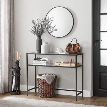 Rovena Byrå 90 cm - Svart och transparent - Möbler - Bord & matgrupper - Avlastningsbord - Hallbord