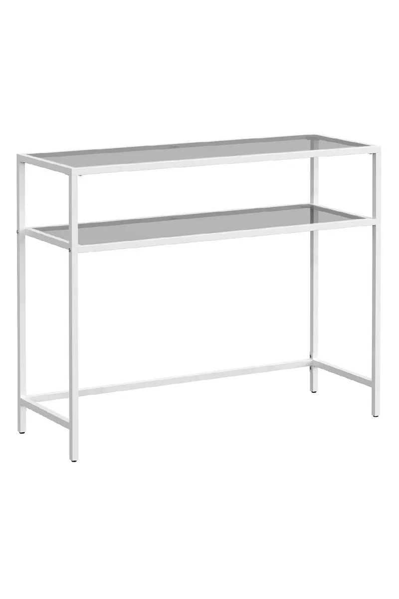 Rovena Byrå 90 cm, Vit och transparent