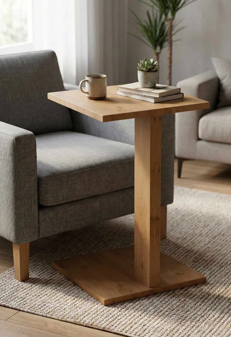 Rumira Sidobord 35 cm - Ek - Möbler - Bord & matgrupper - Avlastningsbord - Konsolbord & sidobord