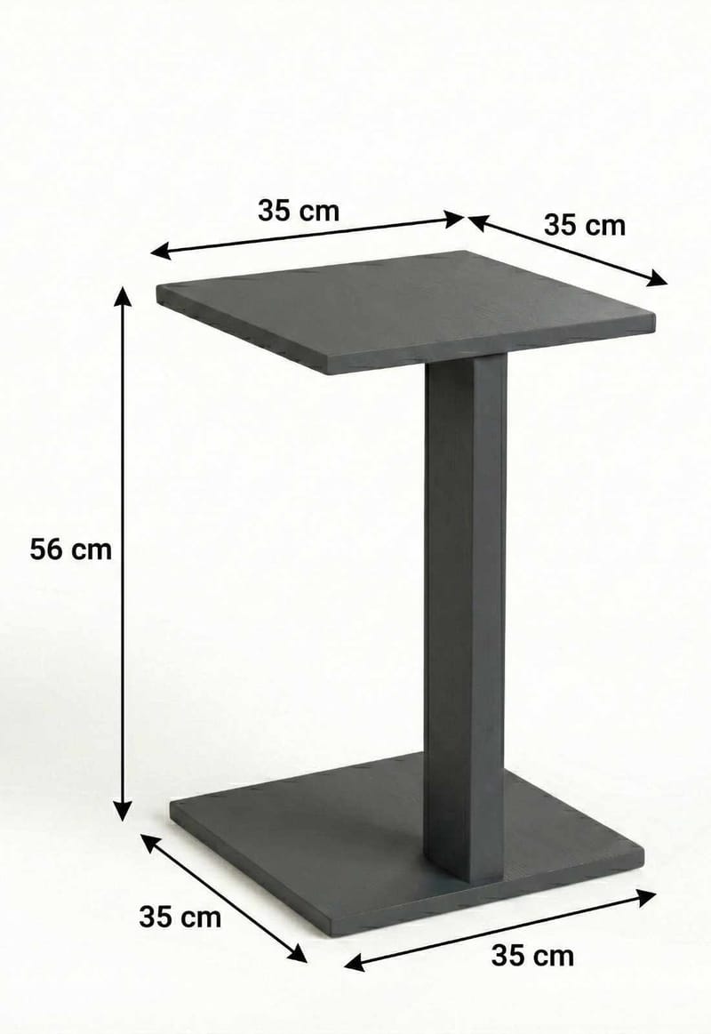 Rumira Sidobord 35 cm - Grå - Möbler - Bord & matgrupper - Avlastningsbord - Konsolbord & sidobord