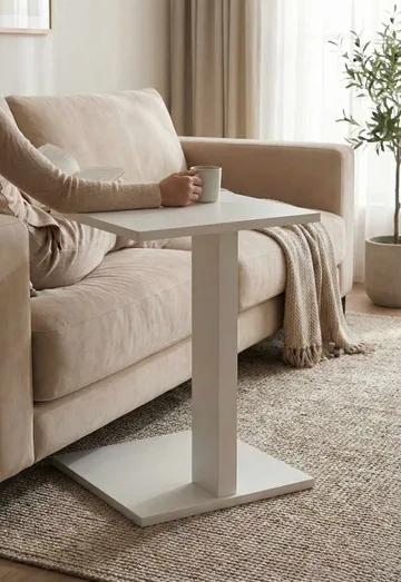Rumira Sidobord 35 cm - Vit - Möbler - Bord & matgrupper - Avlastningsbord - Konsolbord & sidobord