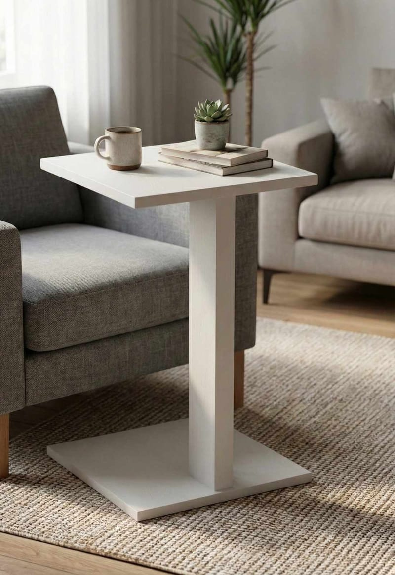 Rumira Sidobord 35 cm - Vit - Möbler - Bord & matgrupper - Avlastningsbord - Konsolbord & sidobord