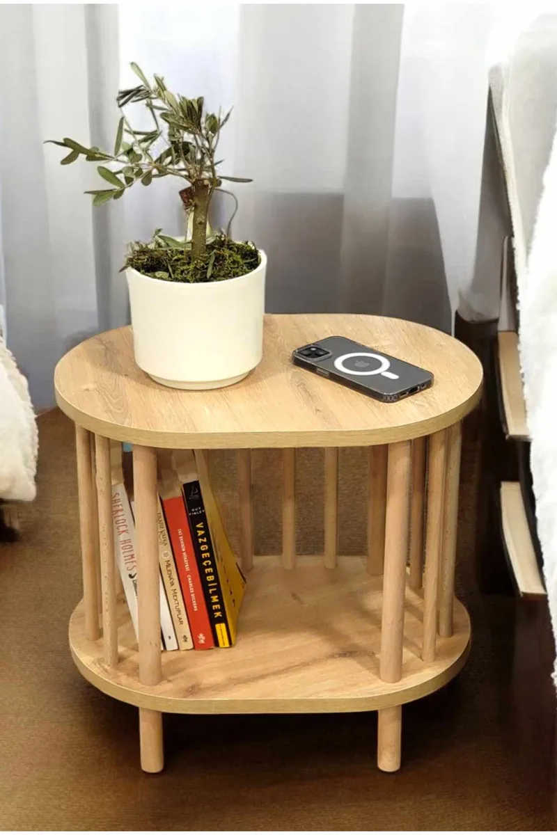 Ryrhyrdhonar Sidobord 45x43x30 cm, Sapphire Oak