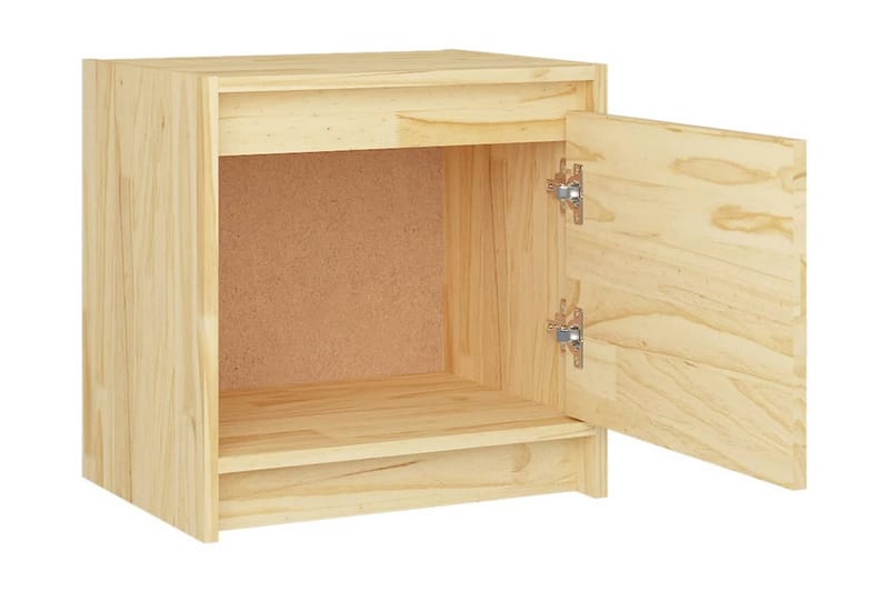Sängbord 2 st 40x30,5x40 cm massiv furu - Brun - Möbler - Bord & matgrupper - Avlastningsbord - Sängbord & nattduksbord