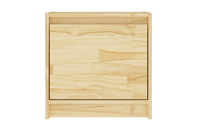 Sängbord 2 st 40x30,5x40 cm massiv furu - Brun - Möbler - Bord & matgrupper - Avlastningsbord - Sängbord & nattduksbord