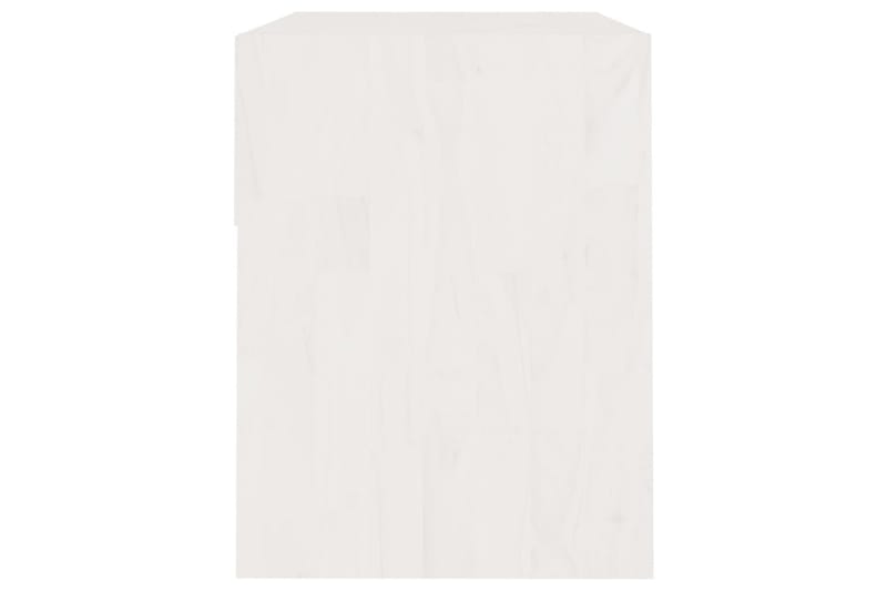 Sängbord 2 st 40x31x40 cm massiv furu vit - Vit - Möbler - Bord & matgrupper - Avlastningsbord - Sängbord & nattduksbord