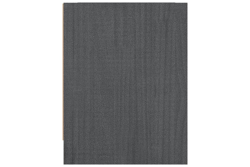 Sängbord 2 st grå 40x30,5x40 cm massiv furu - Grå - Möbler - Bord & matgrupper - Avlastningsbord - Sängbord & nattduksbord