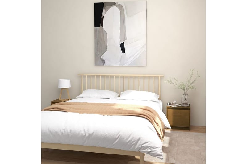 Sängbord 2 st honungsbrun 40x30,5x40 cm massiv furu - Brun - Möbler - Bord & matgrupper - Avlastningsbord - Sängbord & nattduksbord