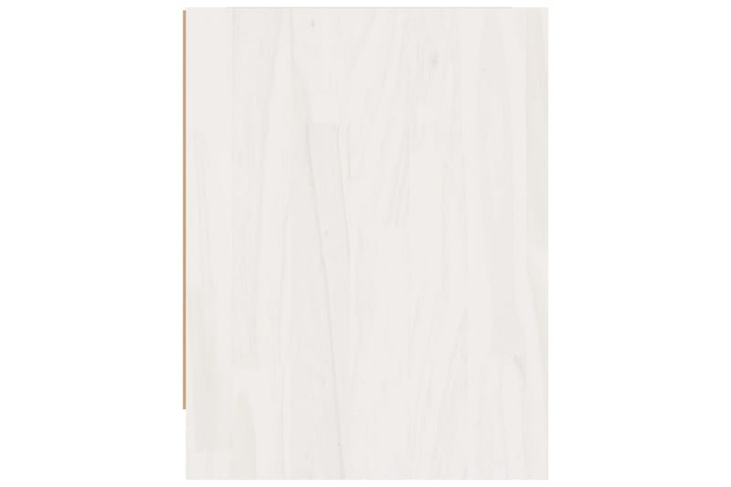 Sängbord 2 st vit 40x30,5x40 cm massiv furu - Vit - Möbler - Bord & matgrupper - Avlastningsbord - Sängbord & nattduksbord