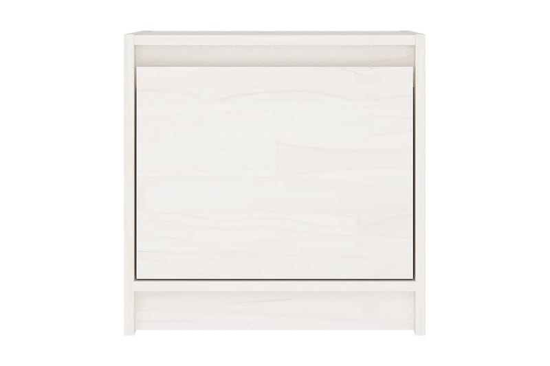 Sängbord 2 st vit 40x30,5x40 cm massiv furu - Vit - Möbler - Bord & matgrupper - Avlastningsbord - Sängbord & nattduksbord
