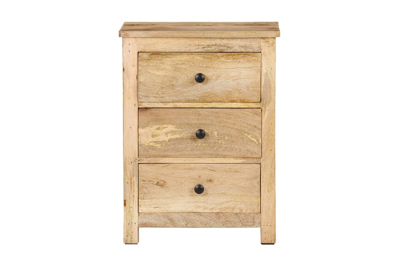 Sängbord 45x35x60 cm massivt mangoträ - Brun - Möbler - Bord & matgrupper - Avlastningsbord - Sängbord & nattduksbord