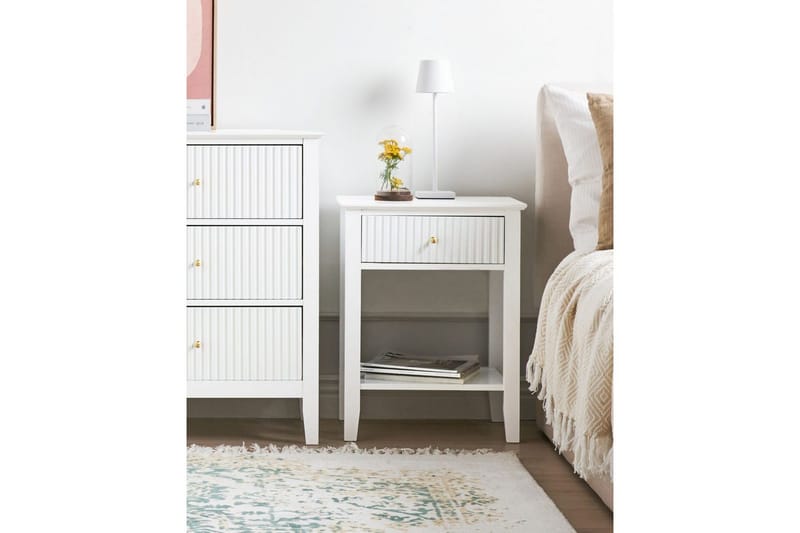 Sängbord Assisi med förvaringslåda - Möbler - Bord & matgrupper - Avlastningsbord - Sängbord & nattduksbord